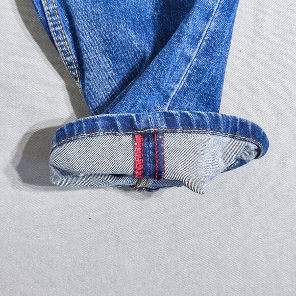 Abercrombie & Fitch jeans men's size 34 denim blue colour straight leg selvedge - Picture 12 of 15